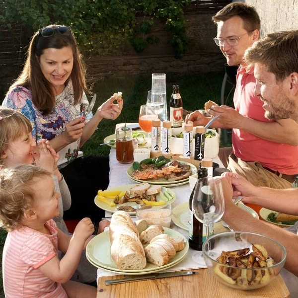 Wuerzen im Alltag mit Familie und Freunden